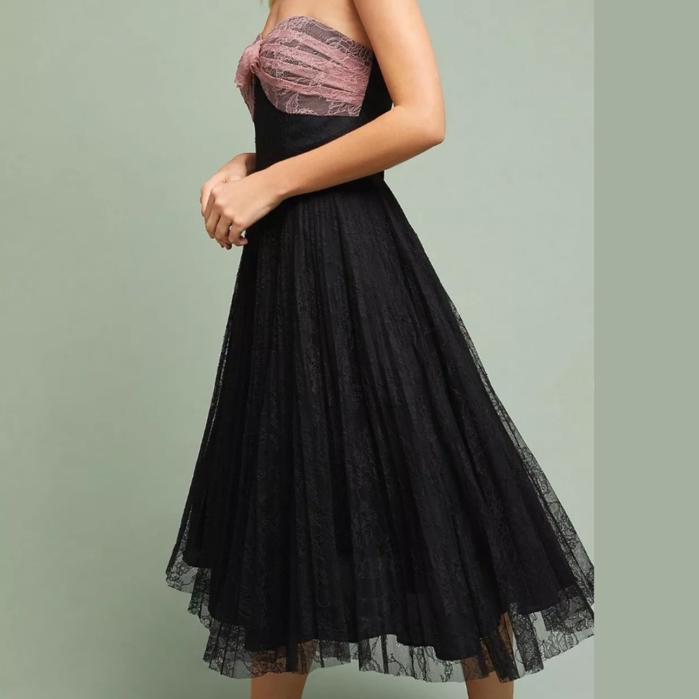 NWT Anna Sui Lace Tulle Dress Anthropologie Z53-3